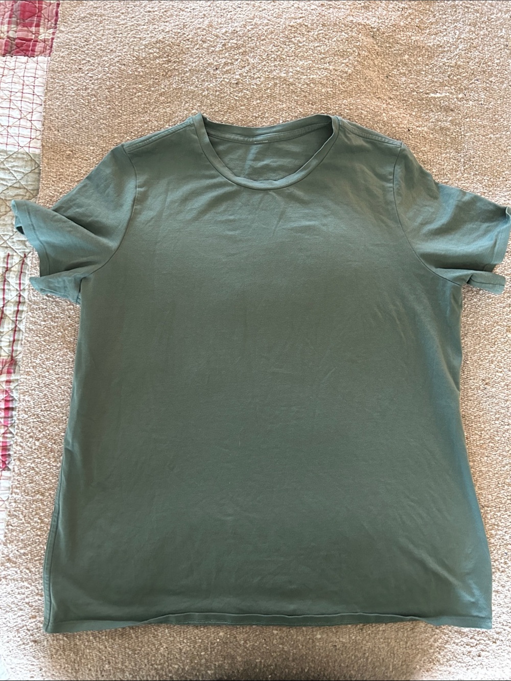 lululemon athletica Short Sleeve Tee in Olive